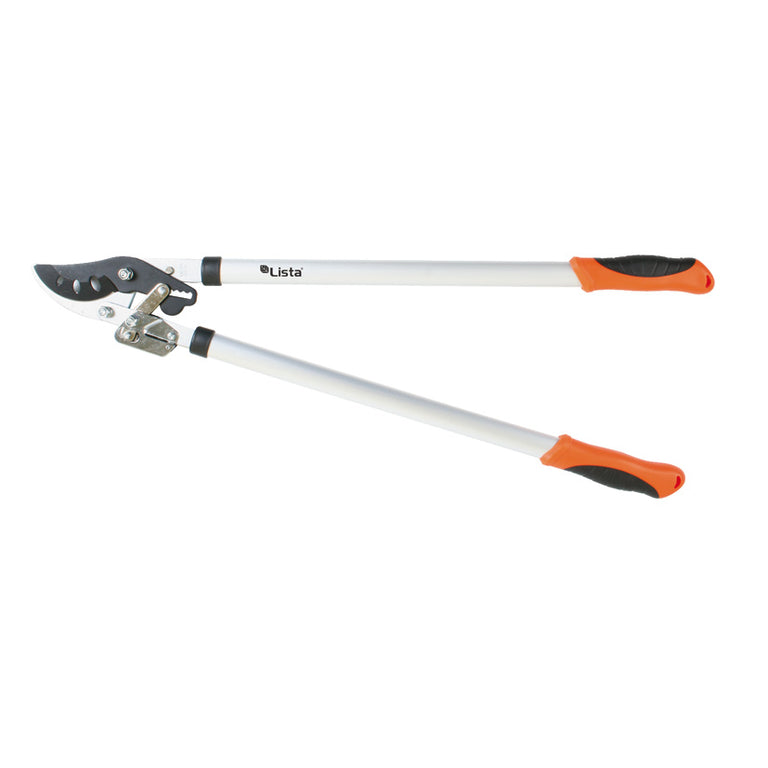 Tijera podadora de dos manos Lista NA2 con brazos de aluminio y sistema de desmultiplicación de fuerza.