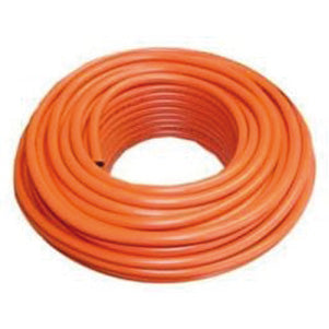 Rollo industrial de 60 metros de manguera naranja para gas butano y propano Habitex.
