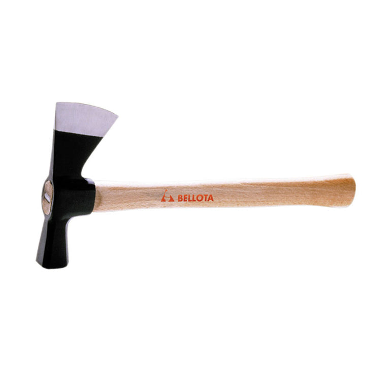 Martillo-hacha Bellota 8008 con cabeza de acero forjado y mango de madera ergonómico para albañilería