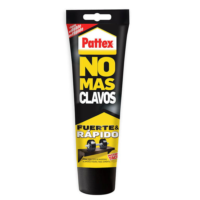 Adhesivo Pattex No Más Clavos Fuerte y Rápido en formato tubo de 250g