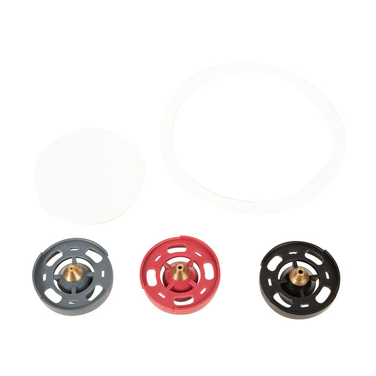 Kit de accesorios RATIO R800X con boquillas de colores y juntas de estanqueidad