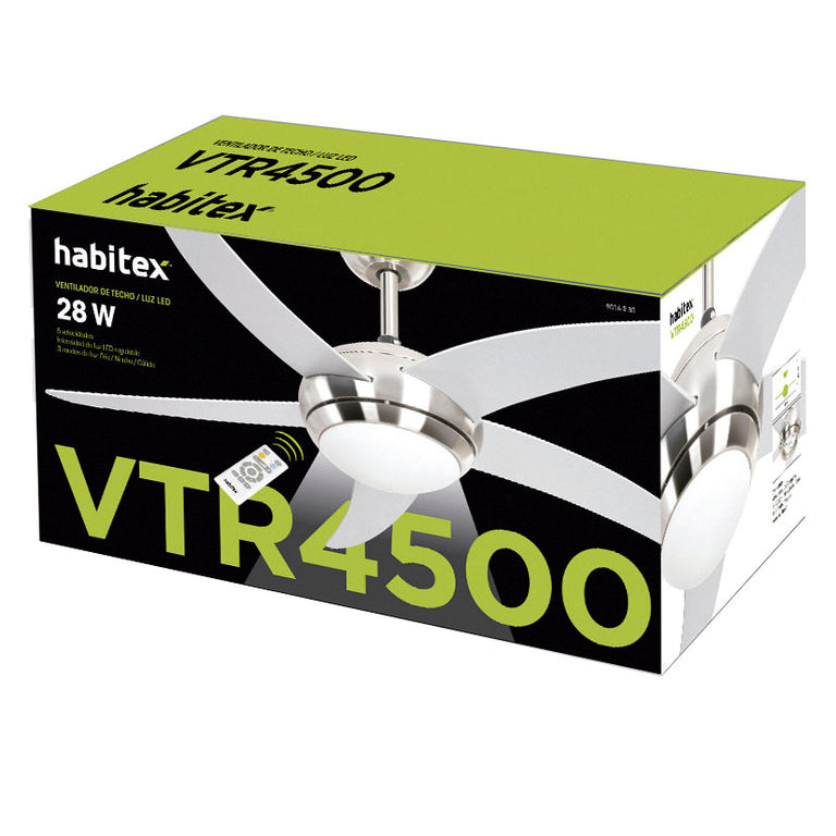 Ventilador Techo con Luz Habitex Vtr-4500 Habitex — Ventiladores de Techo
