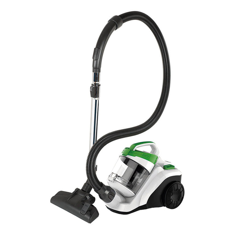 Aspirador ciclónico Habitex HG92513L blanco y verde con manguera y zapata para suelos
