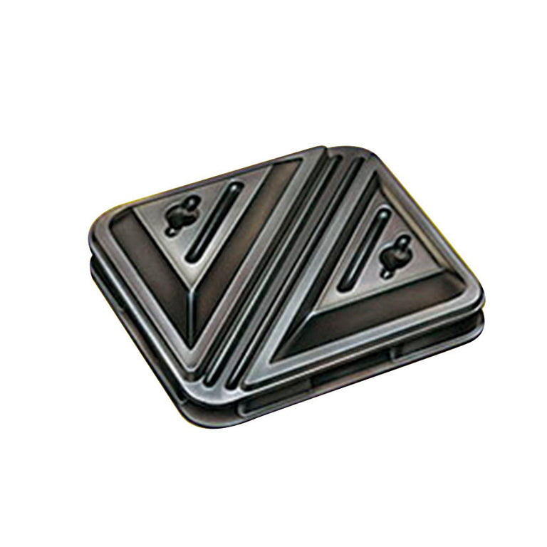 Trampa individual para cucarachas CUCAL de diseño cuadrado con doble entrada de cebo