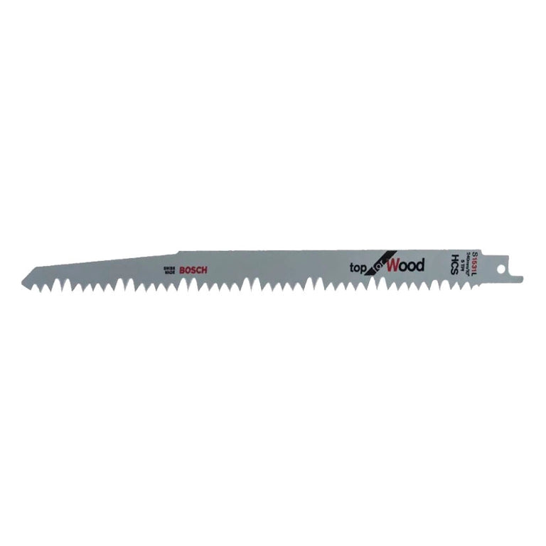 Hoja de sierra sable Bosch S 1531 L Top for Wood de 240mm para corte rápido en madera.