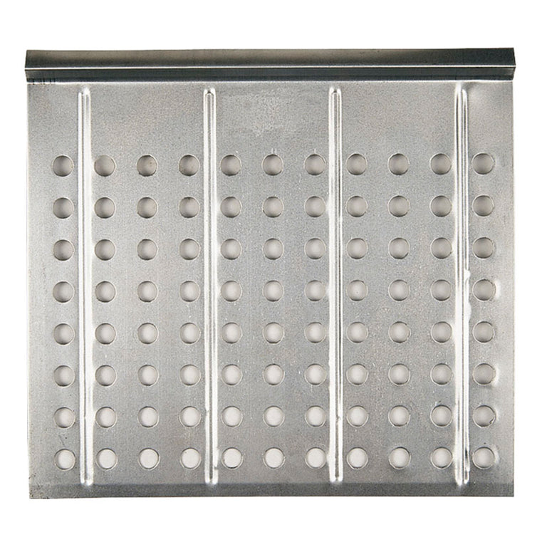 Rejilla metálica galvanizada con perforaciones circulares para cubeta de pintura de 16 litros