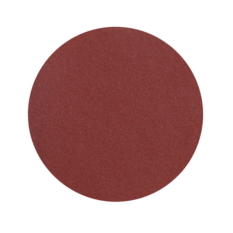 Disco abrasivo autoadherente RATIO de óxido de aluminio color granate para lijado de superficies.