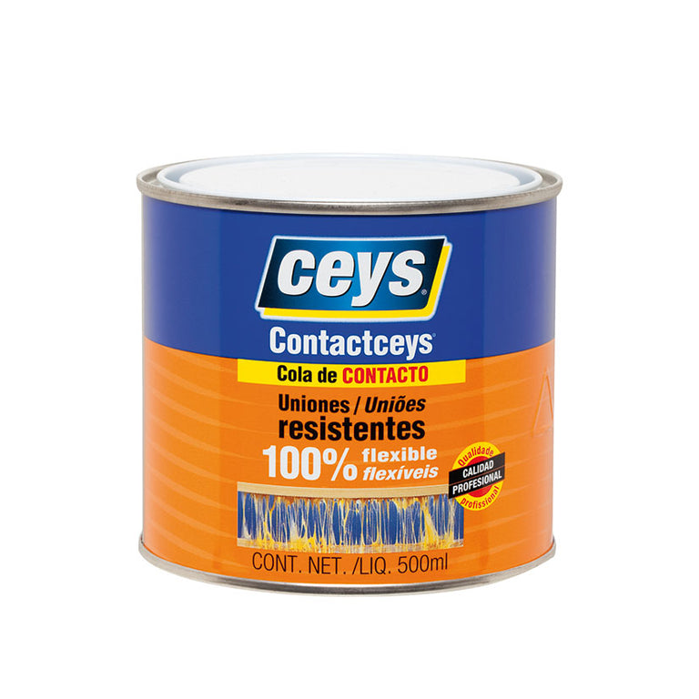 Bote de cola de contacto CEYS 500ml calidad profesional 100% flexible