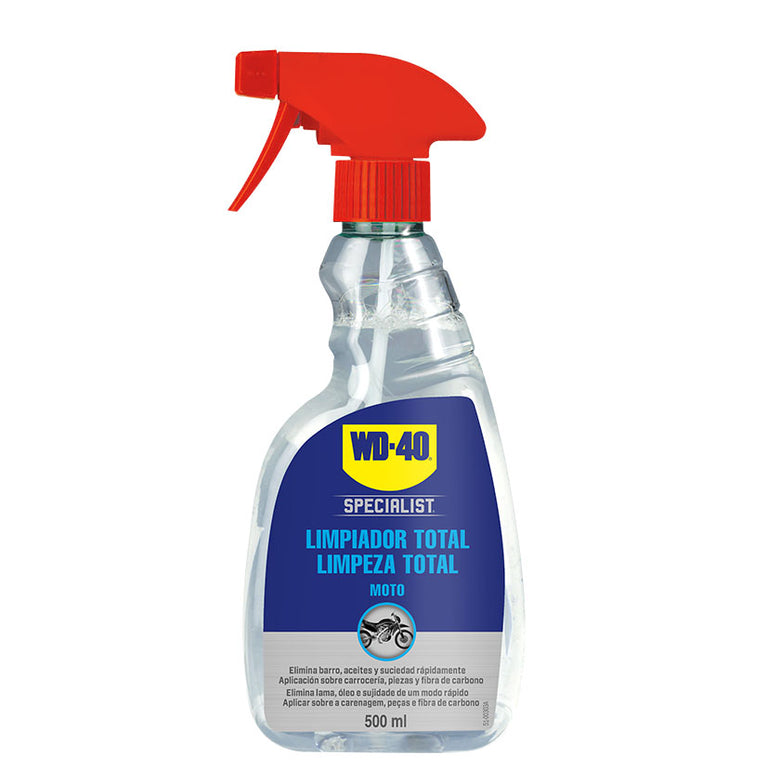 Limpiador Total WD-40 Specialist Moto 500ml pulverizador para carrocería y fibra de carbono