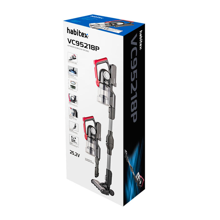 Aspirador 2 en 1 sin Cable Habitex Vc95218p Habitex — Aspiradores y Accesorios