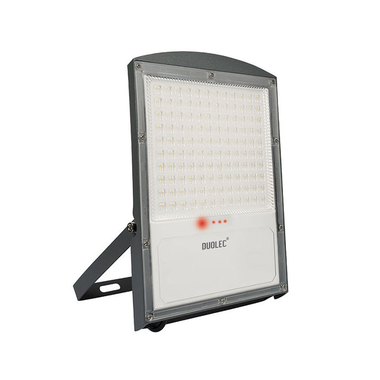 Foco solar LED orientable DUOLEC Mercurio en color gris oscuro