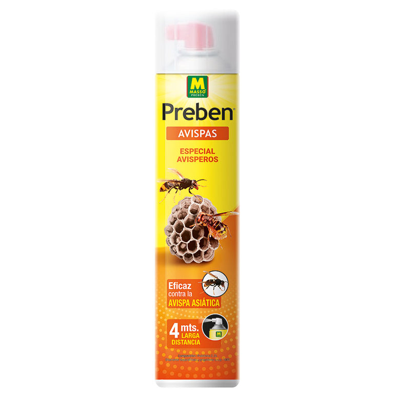 Spray insecticida Massó Preben especial avisperos 750ml con alcance de 4 metros