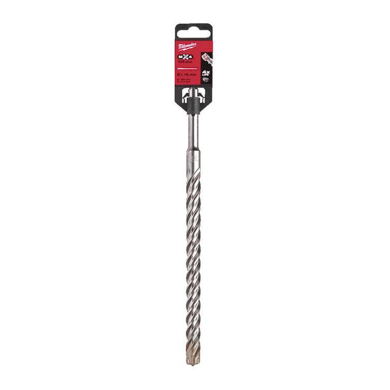 Broca Piedra Sds-plus Milwaukee Mx4(t) - 4 Cortes Milwaukee — Brocas