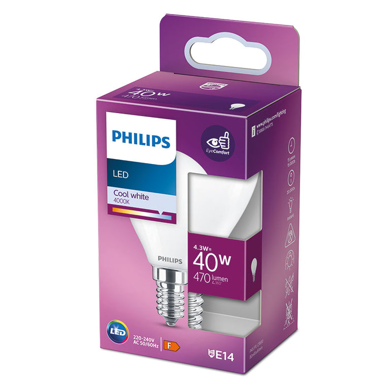 Bombilla Miniglobo E14 Led Philips Philips — Bombillas Led