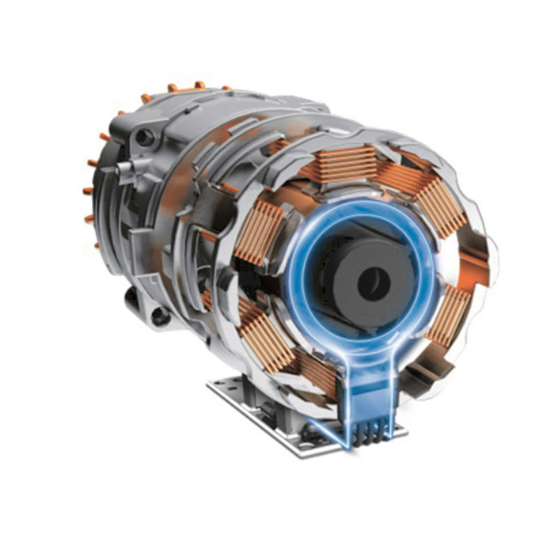 Detalle técnico del motor Brushless sin escobillas de alta eficiencia Einhell