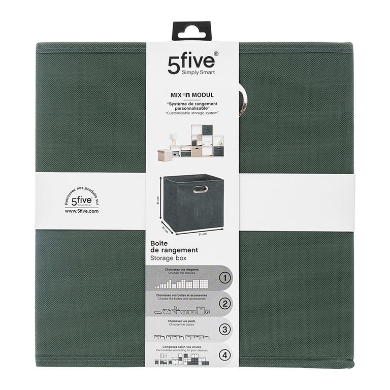 Cesta Tela Plegable Siena para Mix'n Modul 5five — Cajas Decorativas