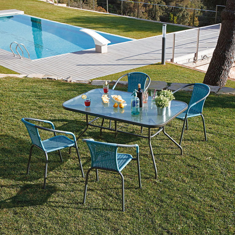Conjunto de Terraza Basic. -sin Marca — Mueble de Metal y Forja