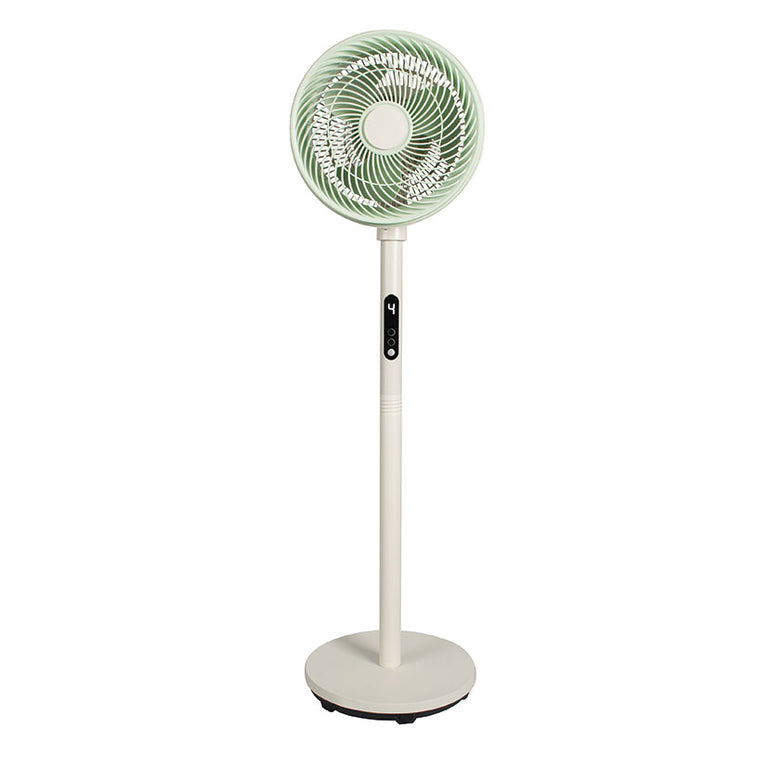 Ventilador HABITEX VPM91 con panel digital frontal mostrando velocidad 4