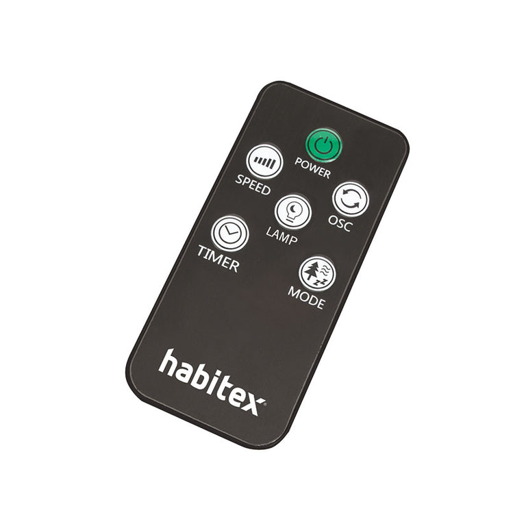 Mando a distancia compacto Habitex para control de ventilación y modos