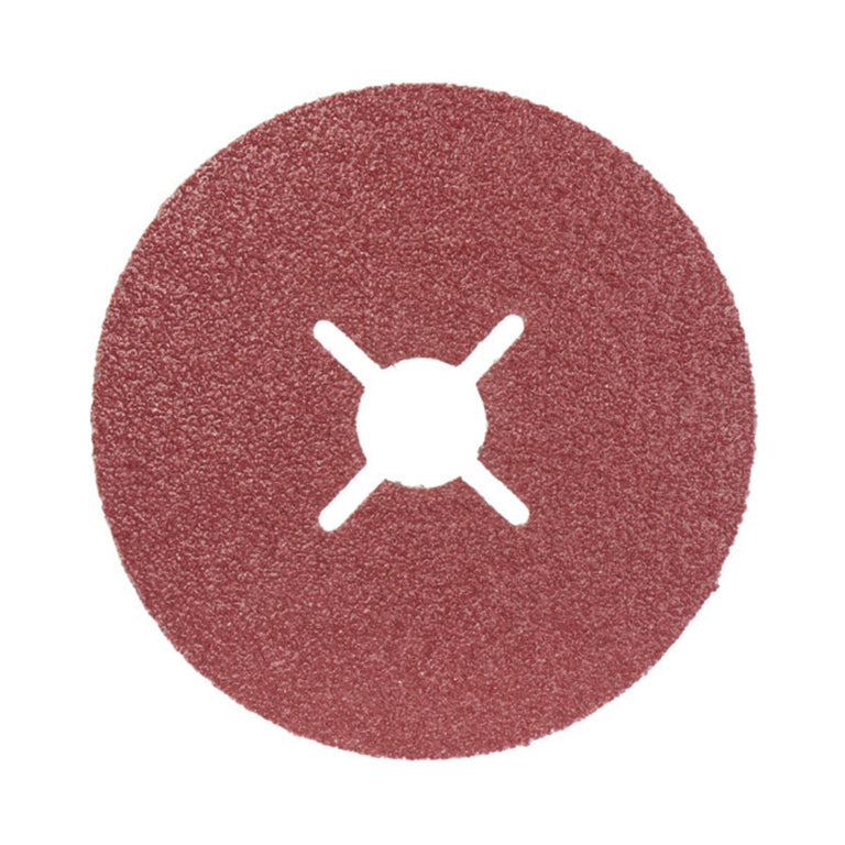 Disco de fibra abrasivo 3M Cubitron II 982C color rojo con grano cerámico PSG para desbaste de metal