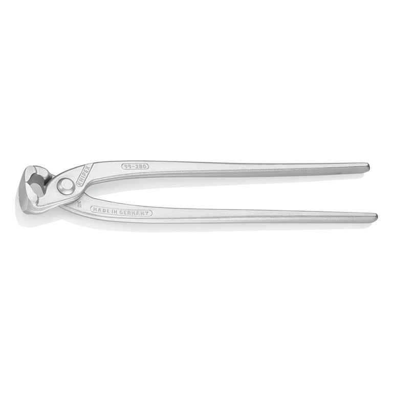 Tenaza rusa KNIPEX 99-280 de acero cincado brillante con filos de alta dureza