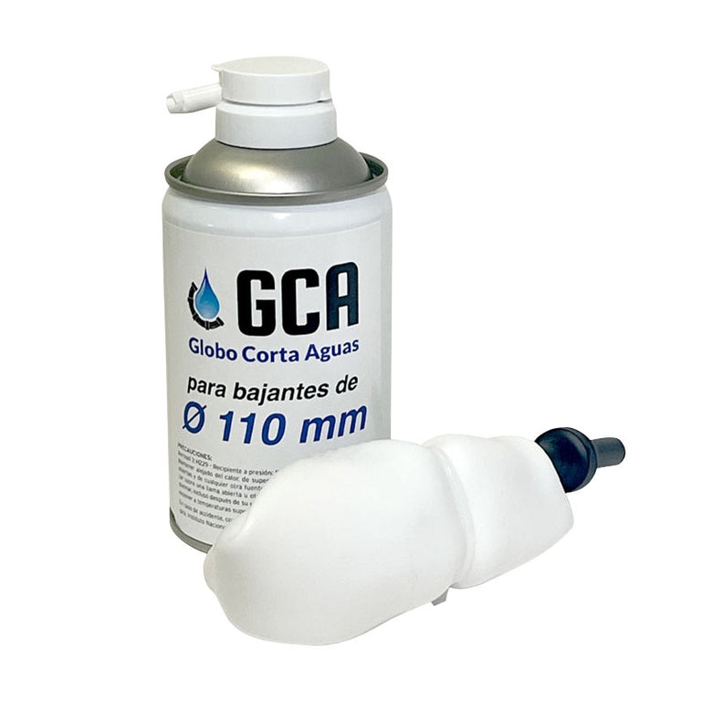 Kit de bloqueo de bajantes GCA Ø 110 mm con esfera de PP elástica