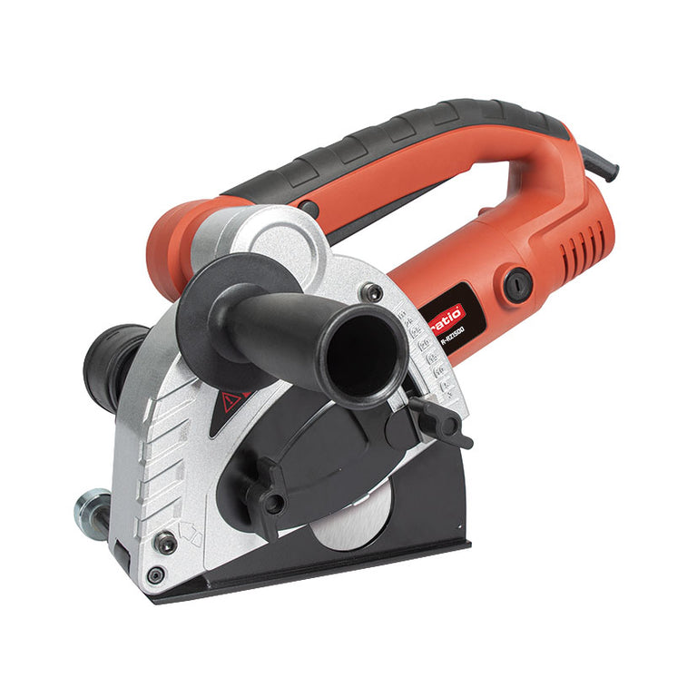 Rozadora de diamante RATIO R-RZ1500 de 1500W con empuñadura auxiliar y regulador de profundidad