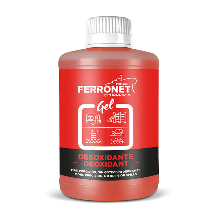 Ferronet Gel de 1kg desoxidante de alta precisión sin goteos para superficies verticales