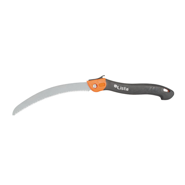 Serrucho de poda plegable Lista 7931 con hoja curva de 230mm y mango ergonómico