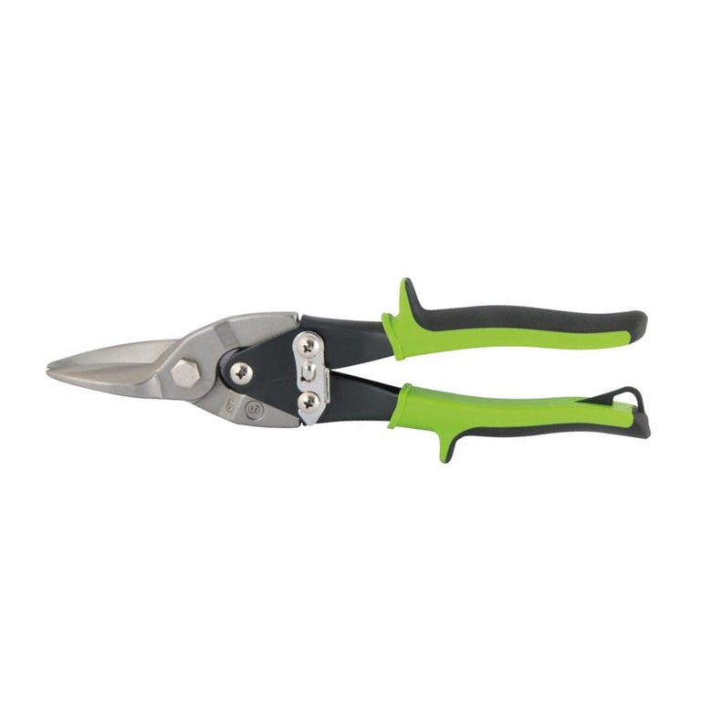 Tijera cortachapa VALLÉS de 250mm con mango bimaterial verde y negro y sistema de apertura rápida