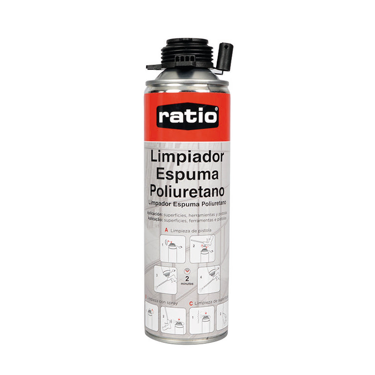 Limpiador de Espuma de Poliuretano RATIO 2 en 1 | Mantenimiento y Limpieza Profesional
