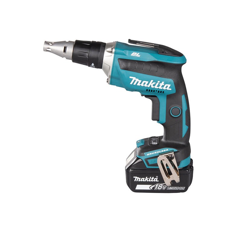 Atornillador para tabiquería seca Makita DFS452RME 18V con motor Brushless y batería LXT