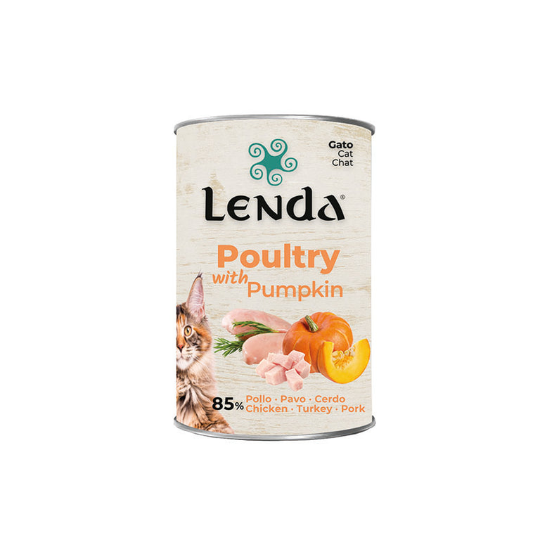 Comida para gatos Lenda Urban paté de aves de corral con calabaza sin cereales