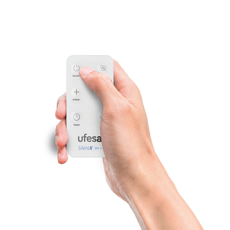 Mando a distancia compacto para control de ventilador UFESA Kobe SilentX