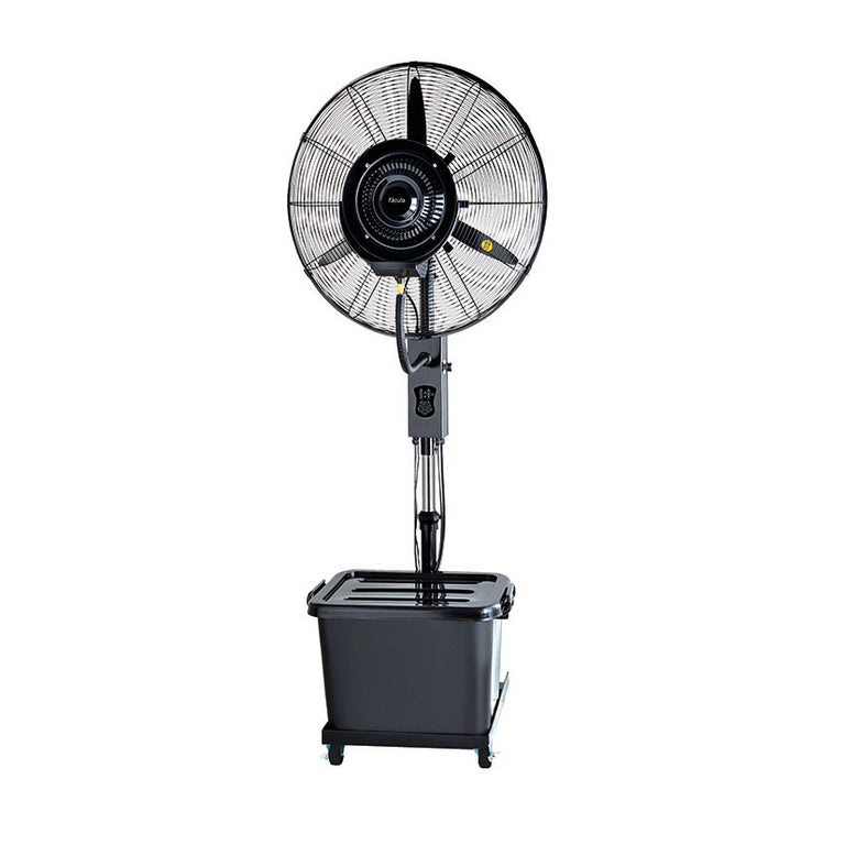 Ventilador nebulizador industrial Fácula Néboa 41L negro con depósito de agua y ruedas