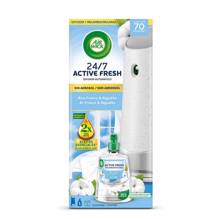 Air Wick ActiveFresh: Difusor Automático y Recambios 228ml