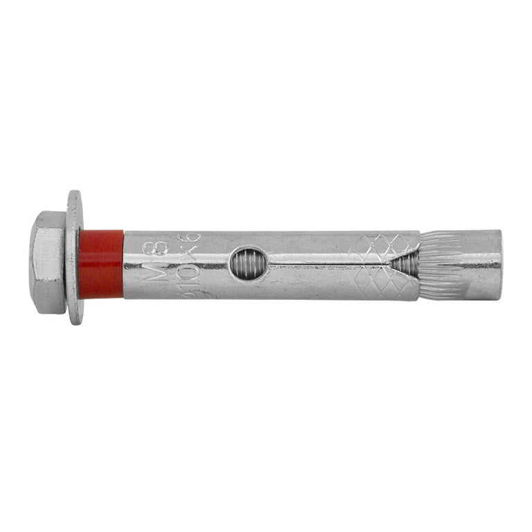 Anclaje metálico de expansión DESA Bric 6.8 con tornillo hexagonal y arandela para hormigón