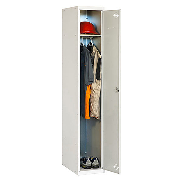 Taquilla Simonlocker DIY Single 300 Gris 1800x300x500mm (Módulo Inicial y Adicional)