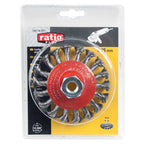 Cepillo Taza Cónico Alambre Trenzado Ratio Ratio — Abrasivos para Electroportatil