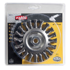 Cepillo Taza Cónico Alambre Trenzado Ratio Ratio — Abrasivos para Electroportatil