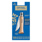 Blíster de navaja Opinel Nº 09 Inox para actividades al aire libre con sistema de seguridad Virobloc
