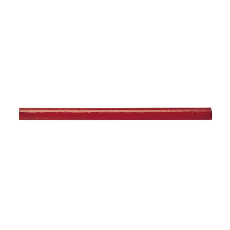 Lápiz de carpintero profesional FERROB de color rojo con mina de grafito para marcaje en madera y superficies de obra