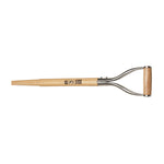 Mango de madera DARMAN con empuñadura de anilla metálica y madera para pala 700mm