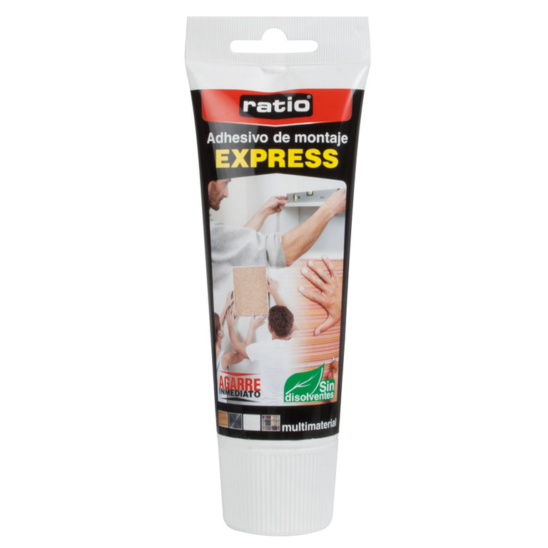 Tubo de adhesivo de montaje RATIO Express 250g formato manual para aplicación directa
