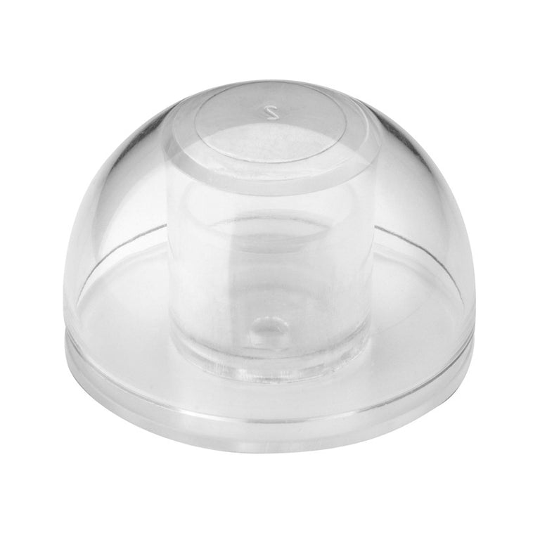 Tope de puerta flexible Inofix transparente de 40 mm de diámetro con base adhesiva