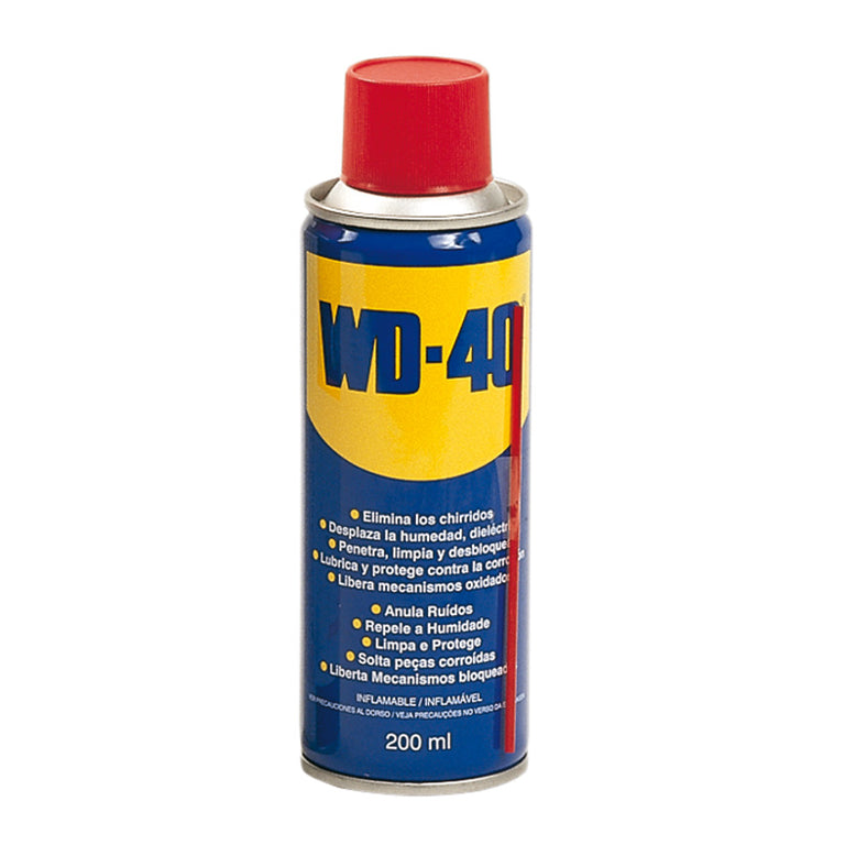 Aerosol multiuso WD-40 200ml para mantenimiento, limpieza y protección