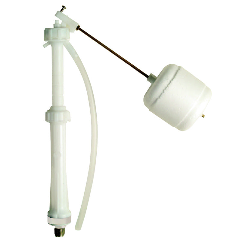 Grifo flotador Fominaya de alimentación vertical con varilla ajustable para cisterna de tanque bajo.