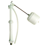 Grifo flotador Fominaya de alimentación vertical con varilla ajustable para cisterna de tanque bajo.