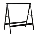 Caballete metálico negro HABITEX plegable kit de 2 unidades carga máxima 200kg