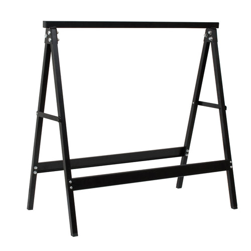 Caballete metálico negro HABITEX plegable kit de 2 unidades carga máxima 200kg